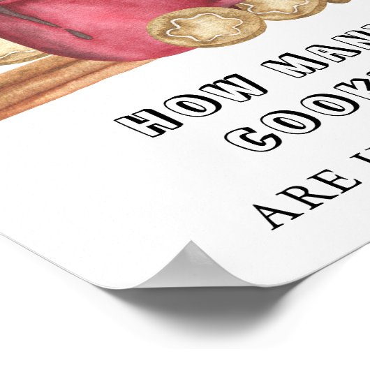 Poster Cookies et cacao Devinez combien de cookies (Coin)