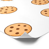 Poster cookies sur blanc (Coin)