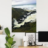 Poster Cook's Chasm, Cape Perpetua, Côte de l'Oregon (Bureau à domicile)