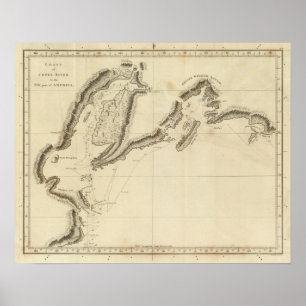 Poster Cooks River, Alaska