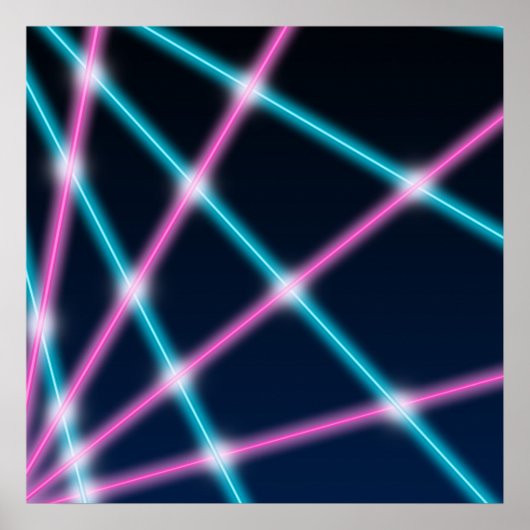 Poster Cool 80s Laser School Portrait de fond Arrière - p (Devant)