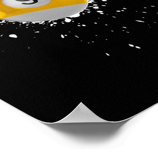 Poster Cool 9 balles Neuf billard billard de billard de p (Coin)