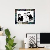 Poster Cool Abstract Graffiti Art Geometic Custom Photo (Bureau à domicile)