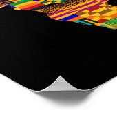 Poster Cool Africa Map Kente Cloth For Wo African Lover (Coin)