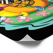 Poster Cool Ananas Banana Vacances d'été Relax (Coin)