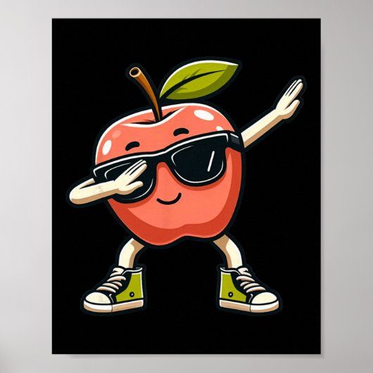Poster Cool Apple Art Pour Hommes Femmes Enfants Apple Pi (Devant)
