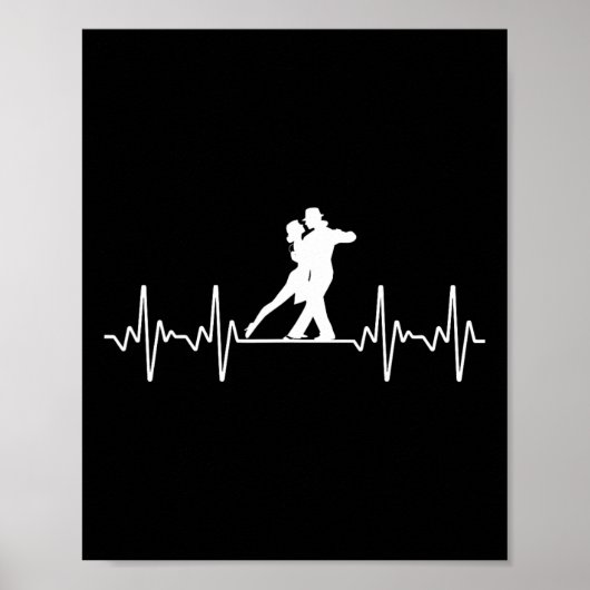 Poster Cool Ballroom Design Pour Hommes Femmes Danser Bal (Devant)
