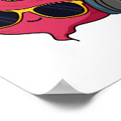 Poster Cool Beet Funny Food Beet Pun de betterave (Coin)