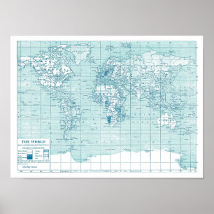 Poster Cool Blue World