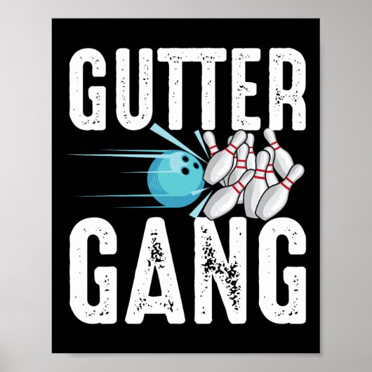 Poster Cool Bowling Nouveauté Pour Hommes Femmes Bowling  (Devant)
