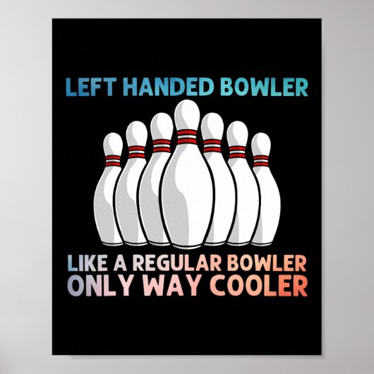 Poster Cool Bowling Pour Hommes Femmes Bowling Team Sport (Devant)