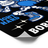 Poster Cool Boxe Sketelton Gym Sparing Squabble Up (Coin)