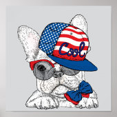 Poster Cool Bulldog