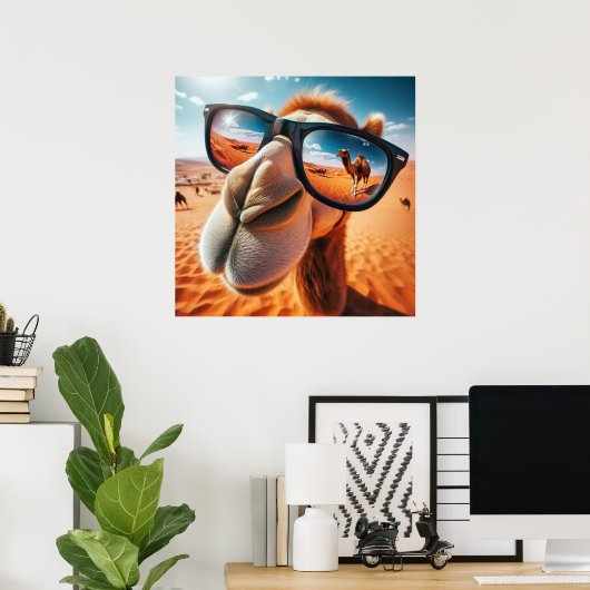 Poster cool Camel (Bureau à domicile)