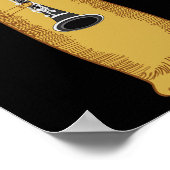 Poster Cool Cat Playing The Clarinet Design Hippy Hipster (Coin)