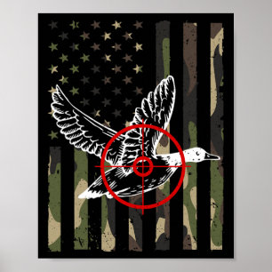 Poster Cool Chasse De Canard Design Pour Hommes Femmes Fa
