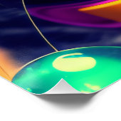 Poster Cool Chat Funky Shades Psychedelic Dream World (Coin)