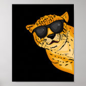 Poster Cool Cheetah Lover Cadeaux Enfants Sunglases Cheet (Devant)