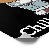 Poster Cool Chill Guy Mème Tee - shirts - Trump Chill Guy (Coin)