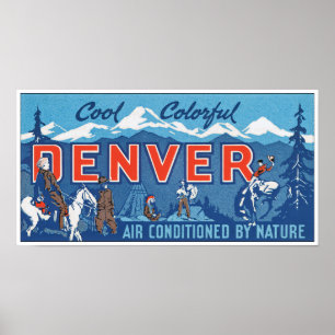 Poster Cool Colorful Denver