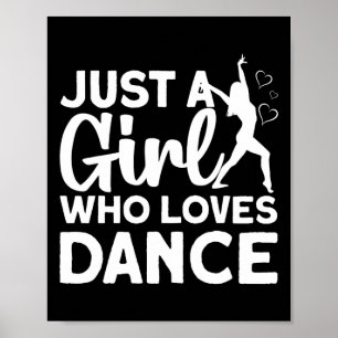Poster Cool Dance Art Pour Femmes Ados Jazz Dancing Cl