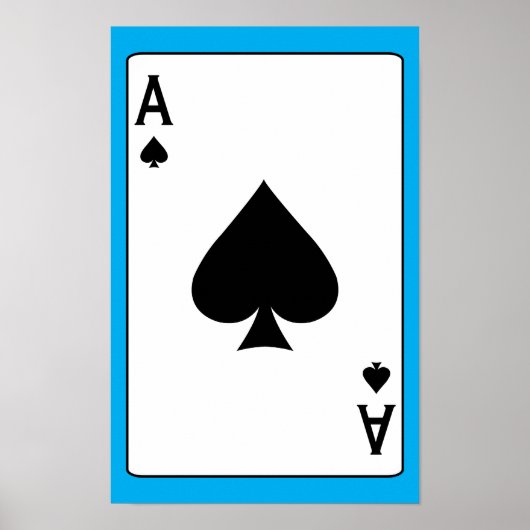Poster Cool de l'as des pique (Devant)