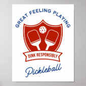 Poster Cool de Pickleball design à porter (Devant)