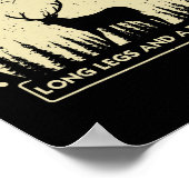 Poster Cool Deer Chasse Art Pour Hommes Femmes Chasse Wil (Coin)