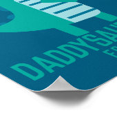 Poster Cool Dino Daddysaurus Rex New Dad Fathers Day  (Coin)