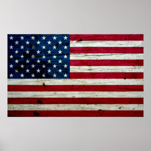 Poster Cool Distressed American