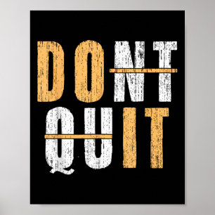 Poster Cool Do It Affiramation Ne Quitte Pas L'Inspecteur