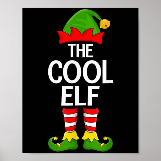 Poster Cool Elf Xmas Correspondance Famille Elf Squad Noë (Devant)