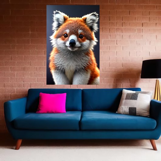 Poster Cool et adorable Hybrid Koala Fox | Art AI