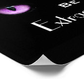 Poster Cool Fille Motivationnel Inspirationnel Yeux de ch (Coin)