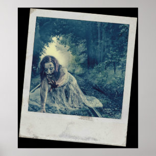 Poster Cool fille Zombie