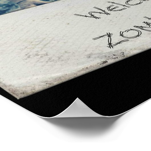 Poster Cool fille Zombie (Coin)