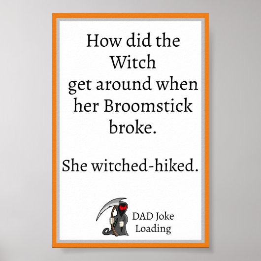 Poster Cool Funny Papa Joke Design (Devant)