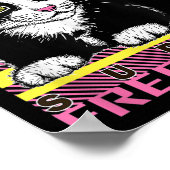 Poster Cool Funny Sarcastic Cats Mèmes Citations Cartoon  (Coin)