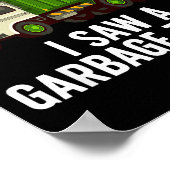 Poster Cool Garbage Truck Art For Men Women Kids Garbage (Coin)