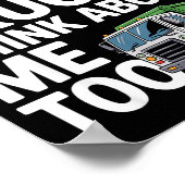 Poster Cool Garbage Truck Design For Men Women Trash Garb (Coin)