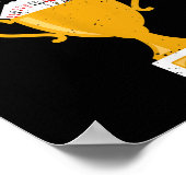 Poster Cool Gin Rummy Design Pour Hommes Femmes Carte Jeu (Coin)