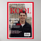 Poster Cool Graduation Fake Magazine Couverture photo (Devant)