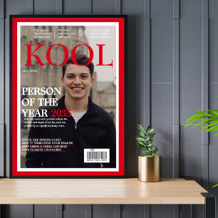 Poster Cool Graduation Fake Magazine Couverture photo