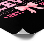 Poster Cool Hello Eleven Est 2015 Nk Coquette Bow 11 Birt (Coin)