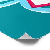 Poster Cool Horse Surfer Dude Summer Fun Beach Party (Coin)