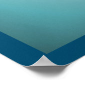 Poster Cool Ice Blue WaterDrops Melting Icicles Zen Quote (Coin)