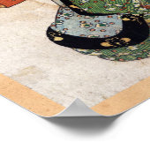 Poster Cool japonais vintage ukiyo-e geisha (Coin)