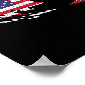 Poster Cool Jet Ski Pour Hommes Femmes Skieuses Us Drapea (Coin)