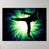 Poster Cool Karate Kick (Devant)