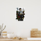 Poster Cool Levi Attaque Contre Président (Cuisine)